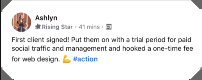 Student win shared in the community 10